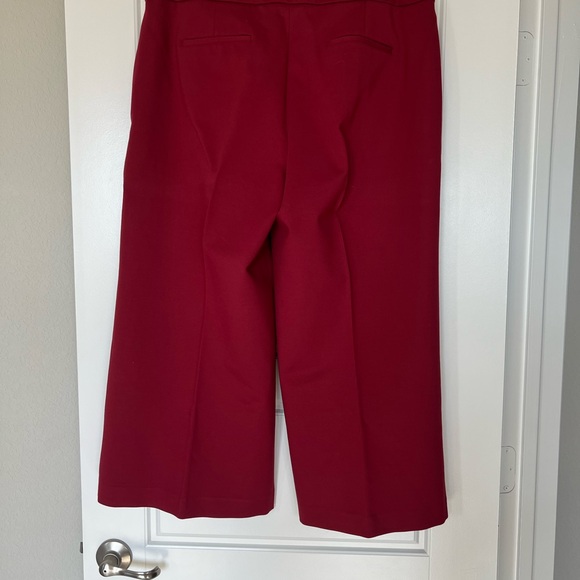 Boden Red Wide Leg Pants - Picture 4 of 4